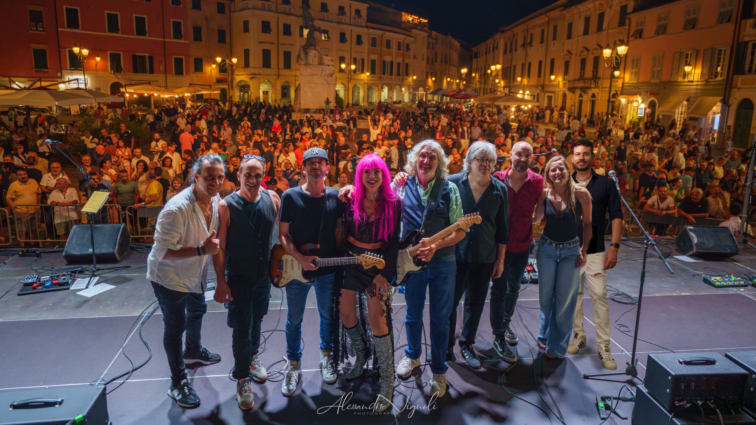 Fabio Anicas sul palco