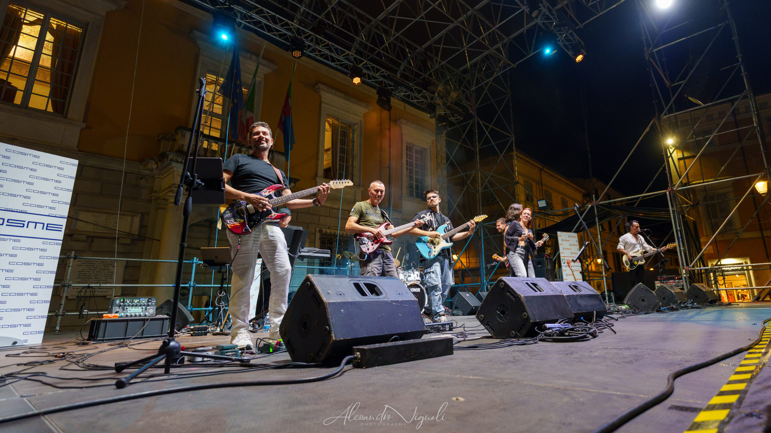 Fabio Anicas sul palco
